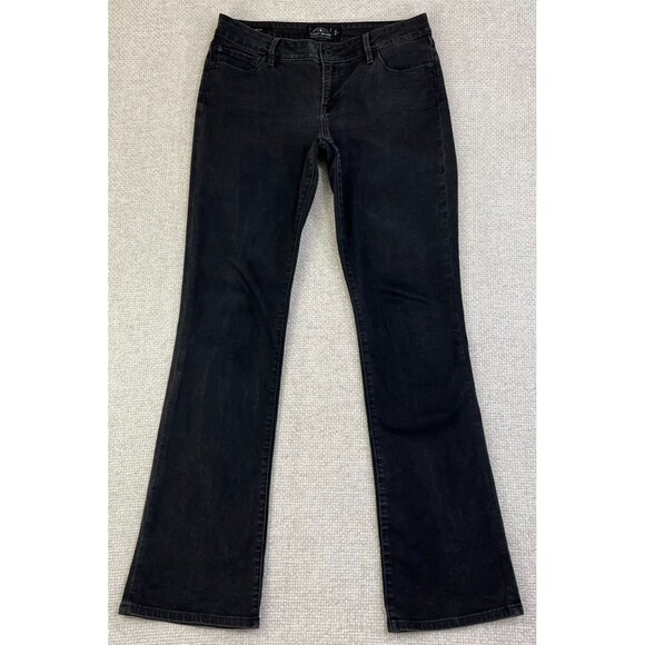 Lucky Brand Jeans Lolita Boot Cut Women's 10/30 L Stretch Black Denim Pants - Picture 1 of 12